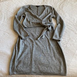Gray Express wrap dress